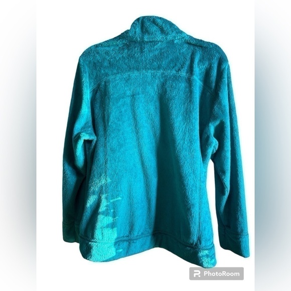 Bright Teal Zip-front Jacket, XL EUC - Picture 2 of 7